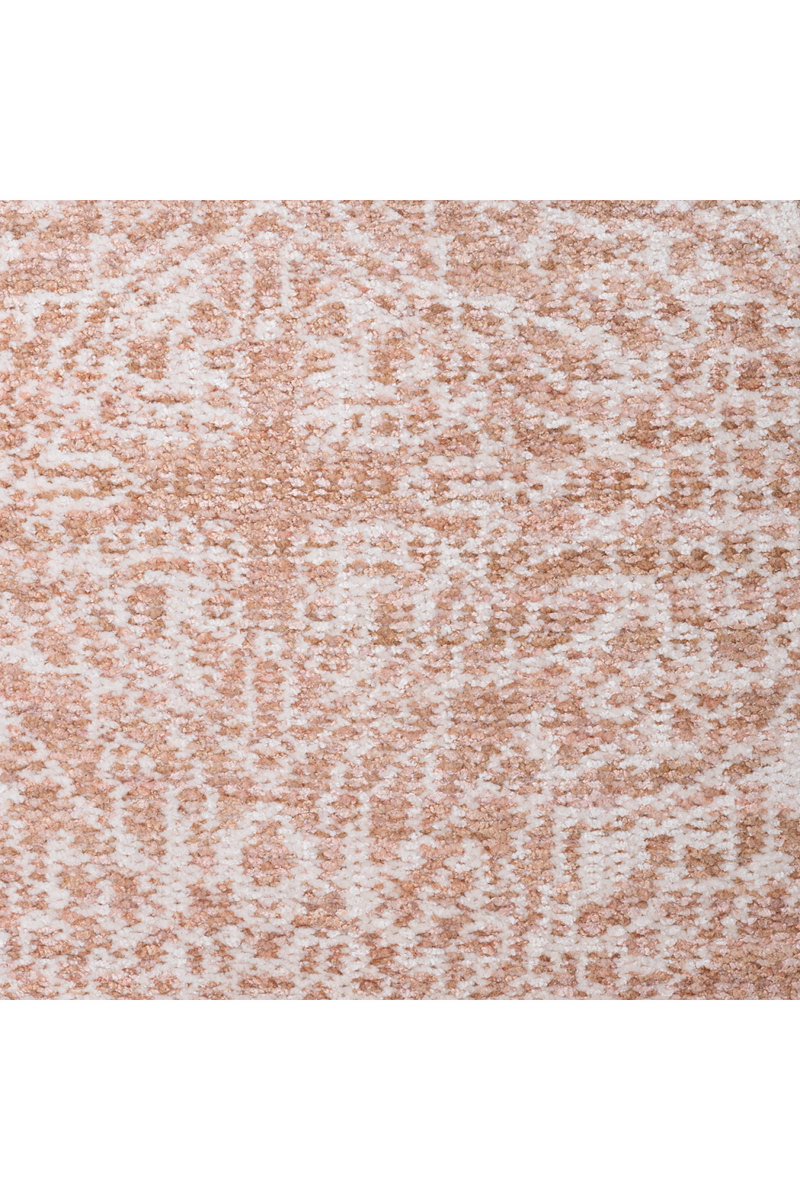 Coussin décoratif orange à motifs ivoire | Eichholtz Serene | Meubleluxe.fr