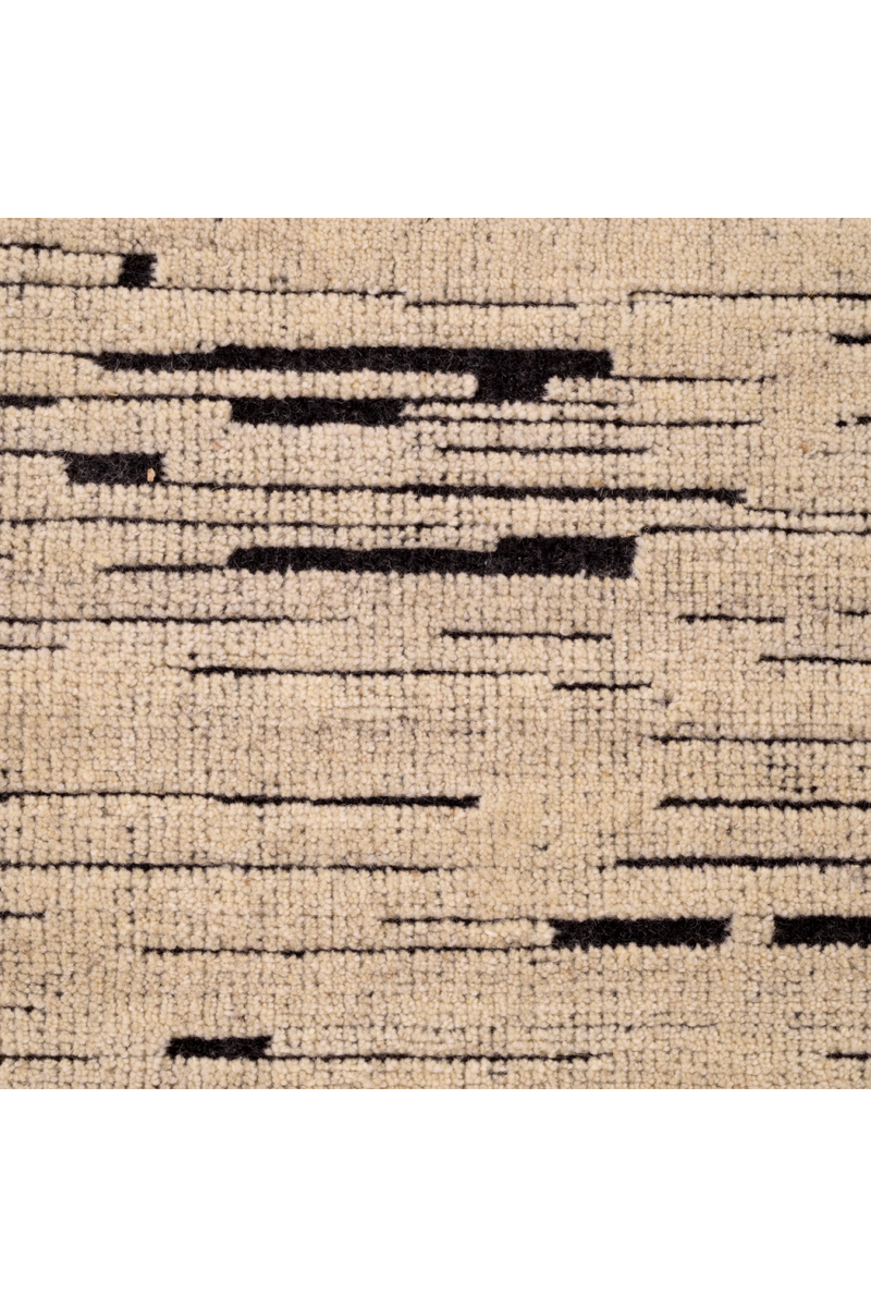 Tapis ivoire-noir 100% laine 200 x 300 cm | Eichholtz Talitha | Meubleluxe.fr