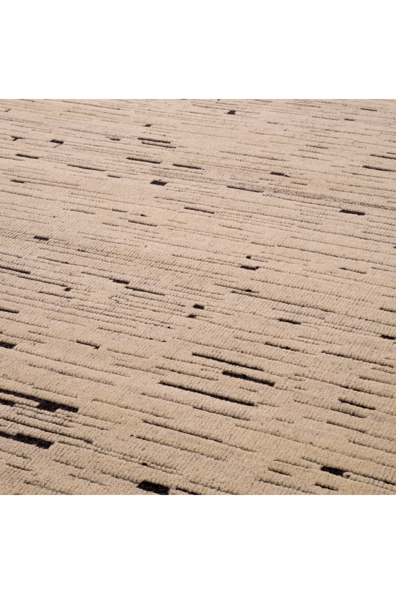 Tapis ivoire-noir 100% laine 300 x 400 cm | Eichholtz Talitha  | Meubleluxe.fr