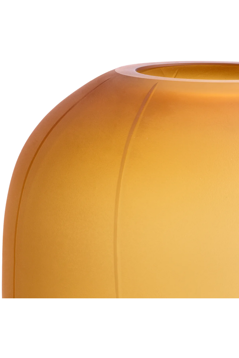 Vase en verre soufflé ambre | Eichholtz Zenna S | Meubleluxe.fr