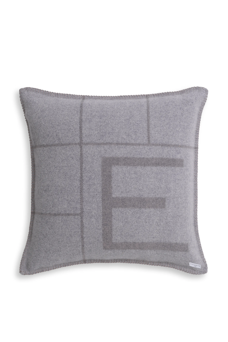 Coussin décoratif gris en laine | Eichholtz Rhoda S | Meubleluxe.fr