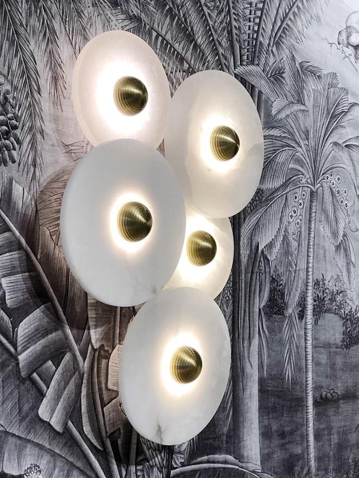 Alabaster Disc Wall Lamp - L | Eichholtz Nomad | OROA - Luxury Lighting