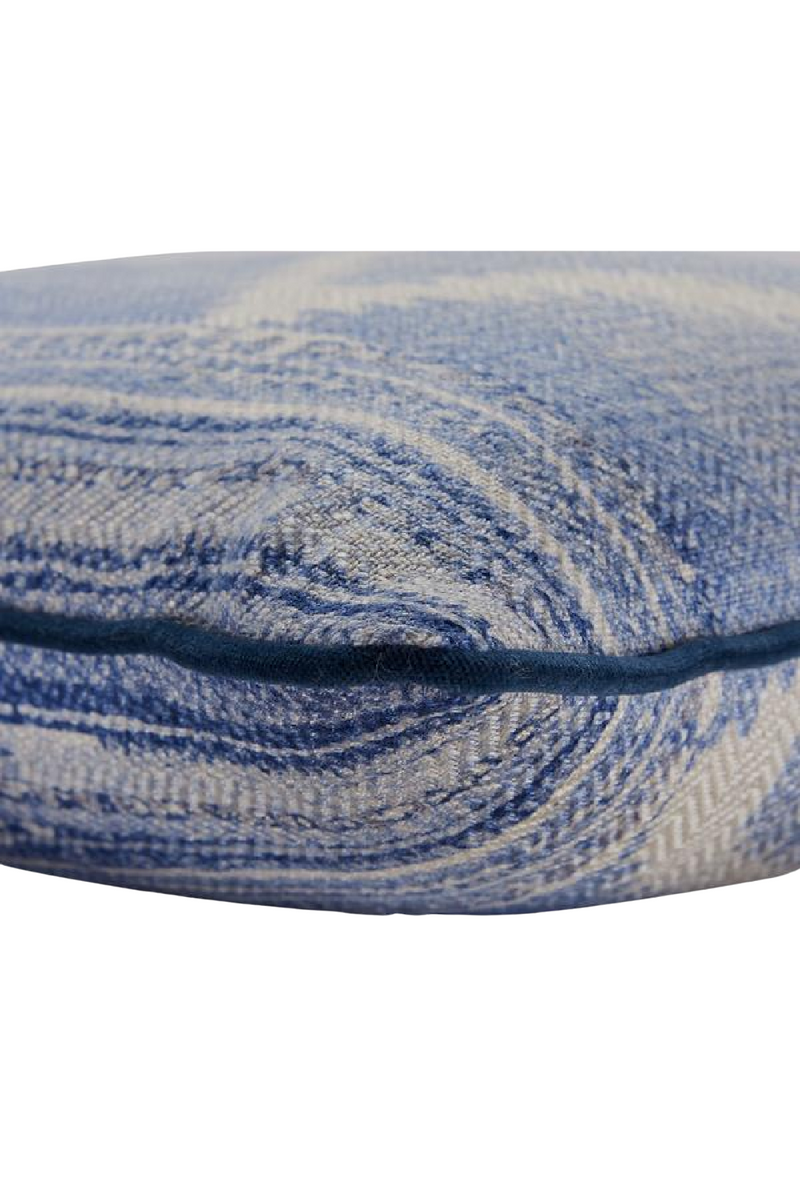 Coussin Zigzag avec passepoil en velours | Andrew Martin Babylon | Meubleluxe.fr