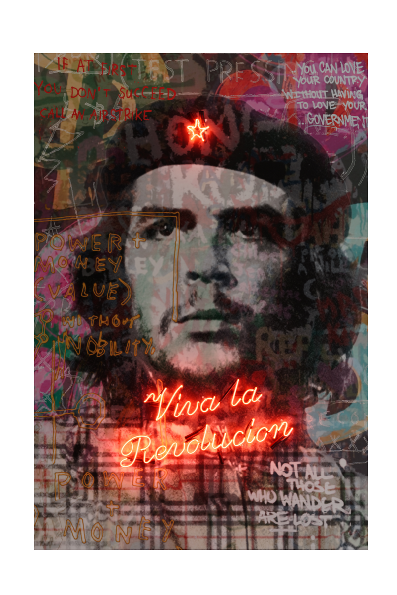 Néon LED Che Guevarra | Andrew Martin Che's Revolution | Meubleluxe.fr