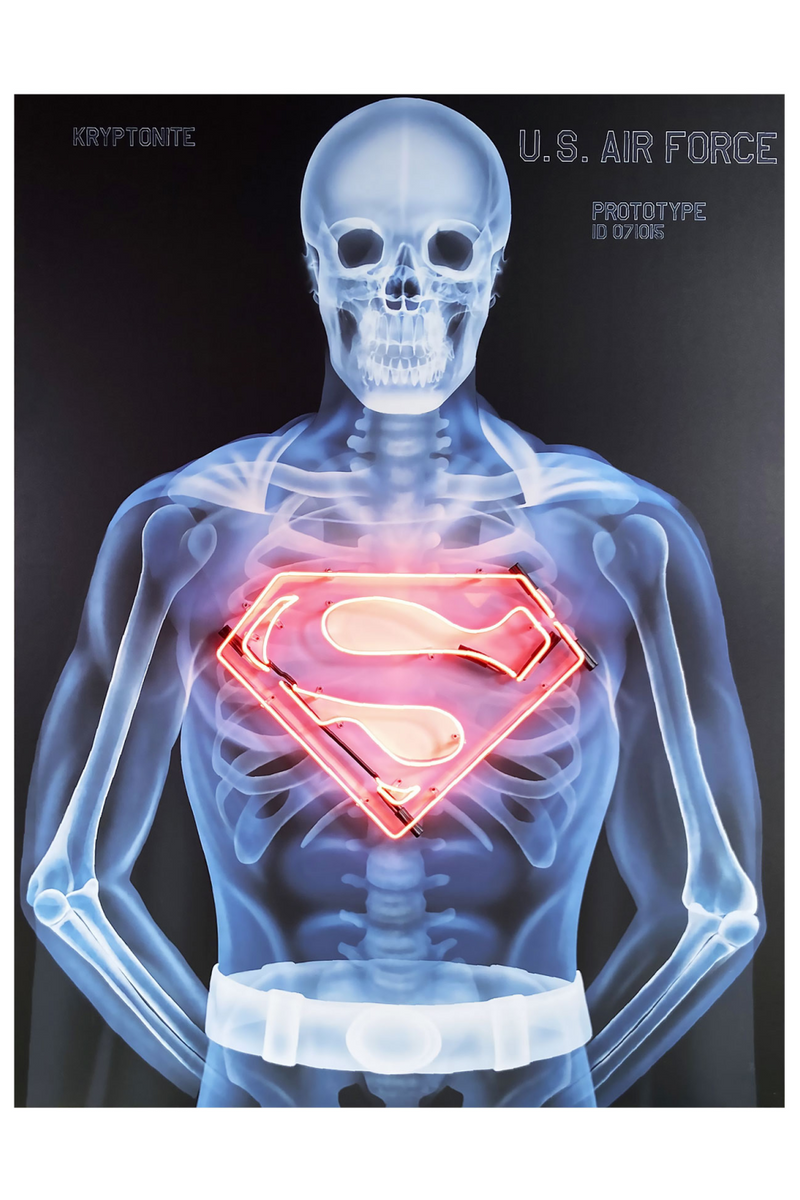 Néon LED squelette | Andrew Martin Superman  | Meubleluxe.fr