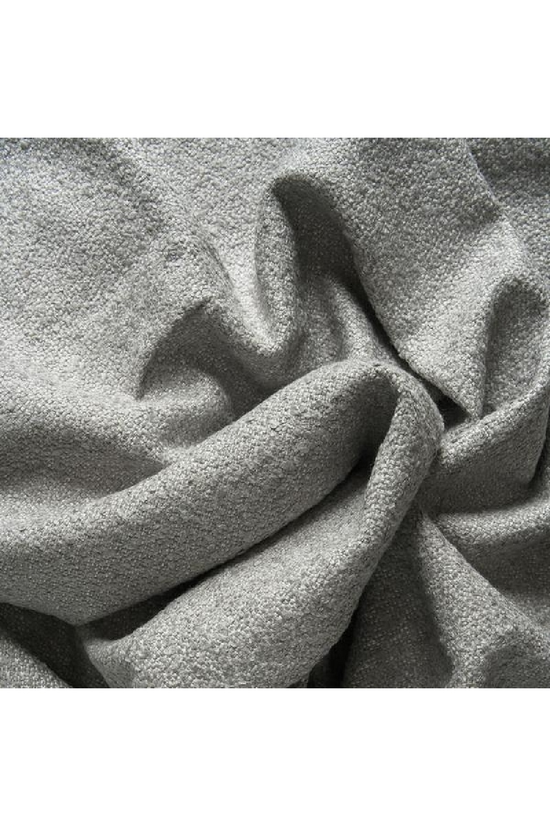 Coussin carré style bouclé gris | Andrew Martin Huntsman | Meubleluxe.fr