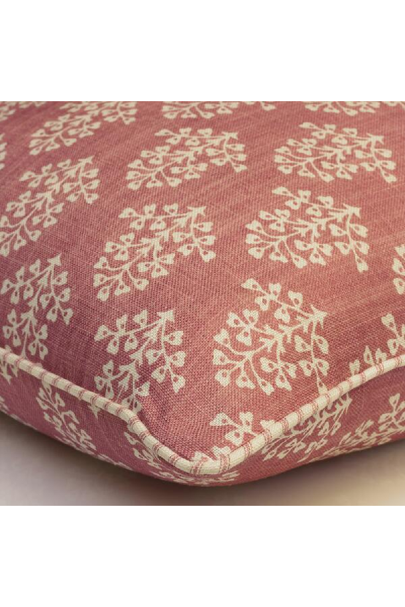 Coussin carré rose | Andrew Martin Sprig | Meubleluxe.fr