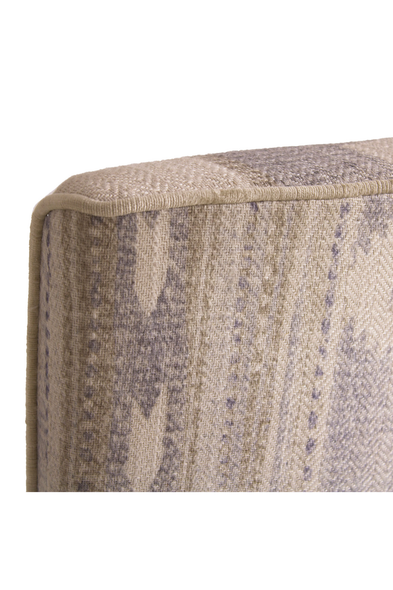Chaise de salle à manger en tissu taupe | Andrew Martin Addington Indus | Meubleluxe.fr