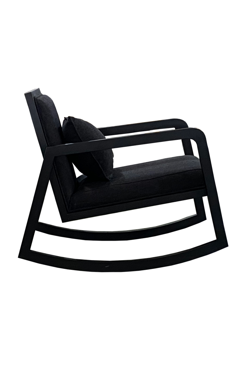 Chaise à bascule noire | Andrew Martin Jed | Meubleluxe.fr