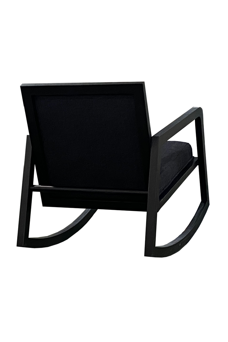 Chaise à bascule noire | Andrew Martin Jed | Meubleluxe.fr