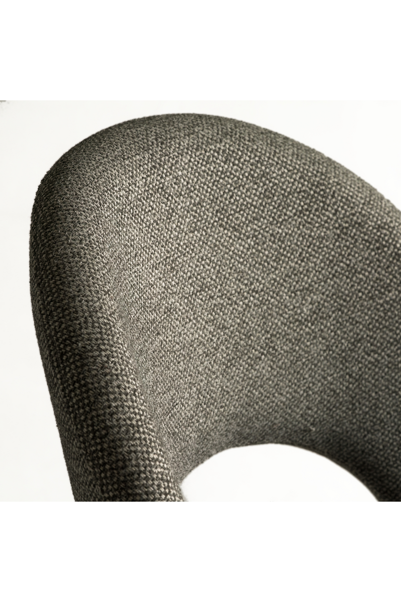 Chaise de bar en tissu granite | Andrew Martin Dune Yosemite | Meubleluxe.fr
