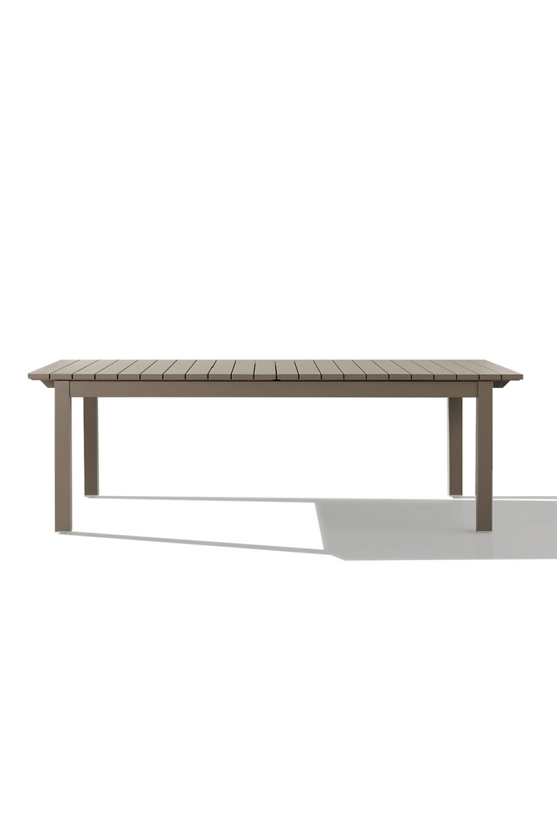 Table à manger d'extérieur extensible Taupe | Andrew Martin Harlyn | Meubleluxe.fr