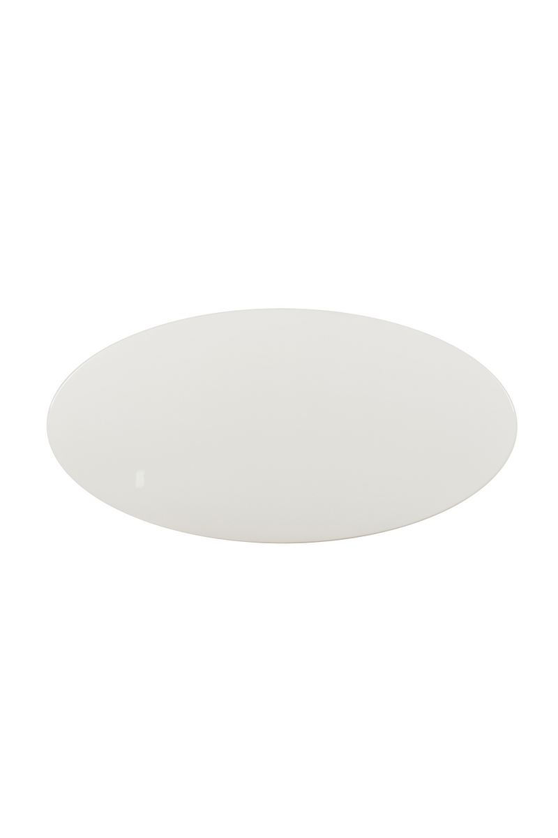 Table basse en chêne français laqué blanc | Andrew Martin Olivia | Meubleluxe.fr