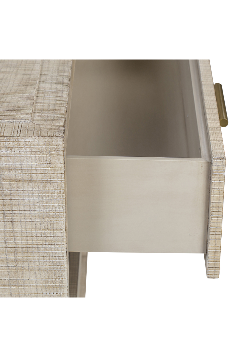 Grande table de chevet en bois de frêne | Andrew Martin Raffles | Meubleluxe.fr