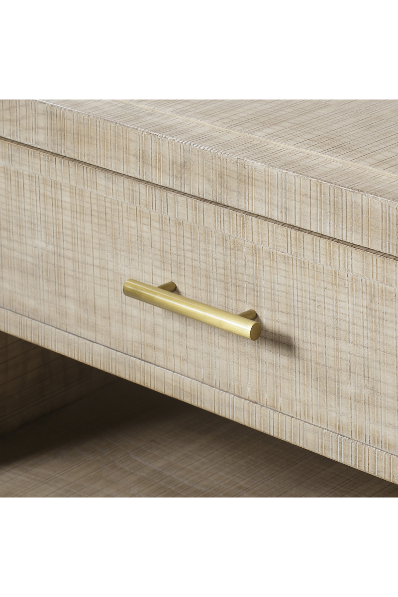 Grande table de chevet en bois de frêne | Andrew Martin Raffles | Meubleluxe.fr