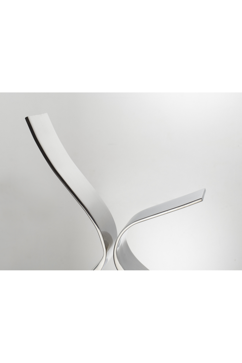 Lampe de bureau courbée en acier inoxydable | Andrew Martin Ray | Meubleluxe.fr