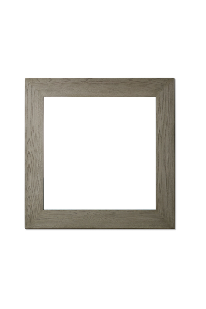Miroir carré en chêne marron | Andrew Martin Newman | Meubleluxe.fr
