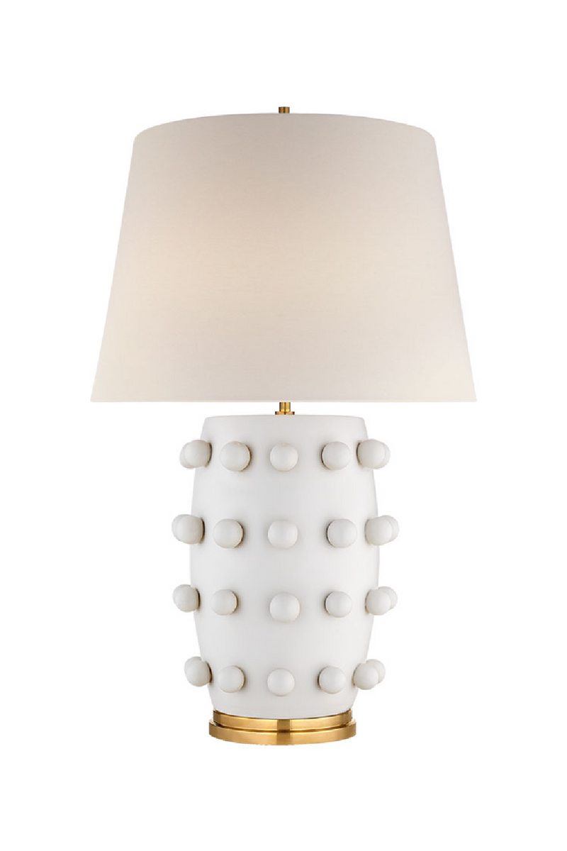 Lampe de table blanche mate | Andrew Martin Linden | Meubleluxe.fr 