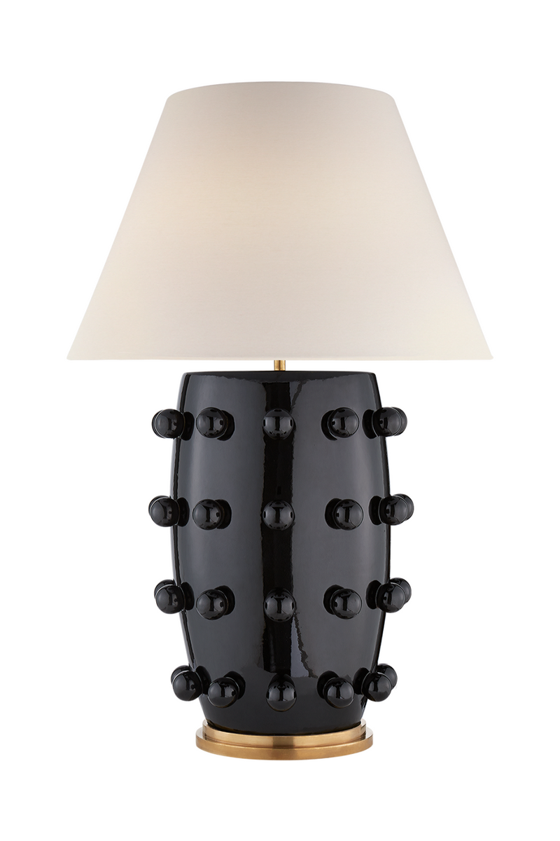 Lampe de table noire mate | Andrew Martin Linden | Meubleluxe.fr 