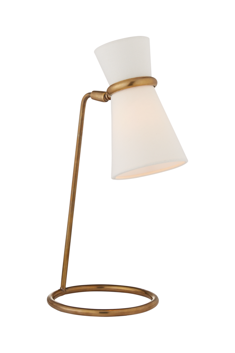 Lampe de table en laiton vieilli | Andrew Martin Clarkson | Meubleluxe.fr