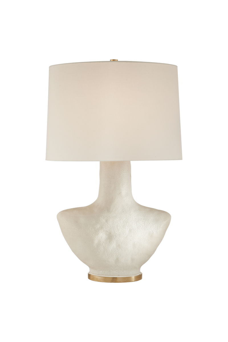 Lampe de table en céramique blanche | Andrew Martin Armato | Meubleluxe.fr