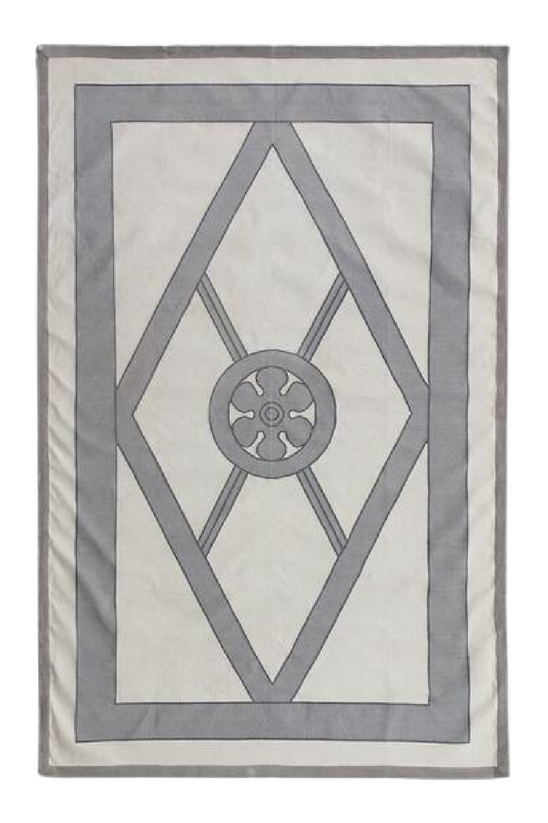 Tapis géométrique gris 180 x 275 cm | Andrew Martin Grove | Muebleluxe.fr