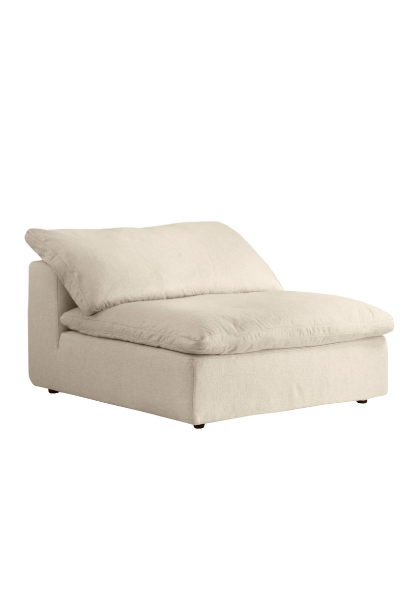 Canapé modulaire en lin beige L | Andrew Martin Truman | Meubleluxe.fr