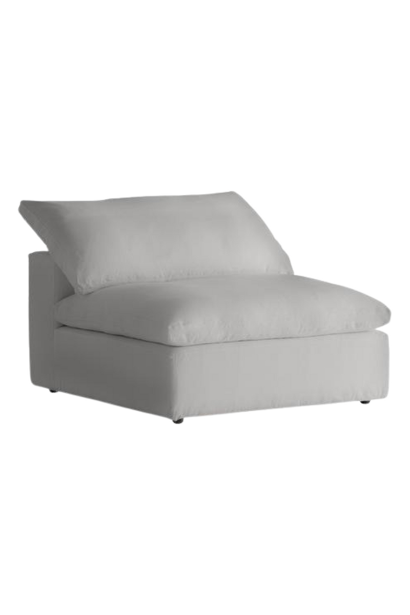 Canapé modulable en lin blanc | Andrew Martin Truman S | Meubleluxe.fr