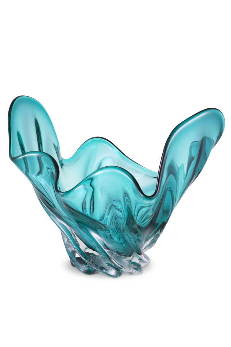 Objet décoratif en verre turquoise | Eichholtz Ace | Meubleluxe.fr