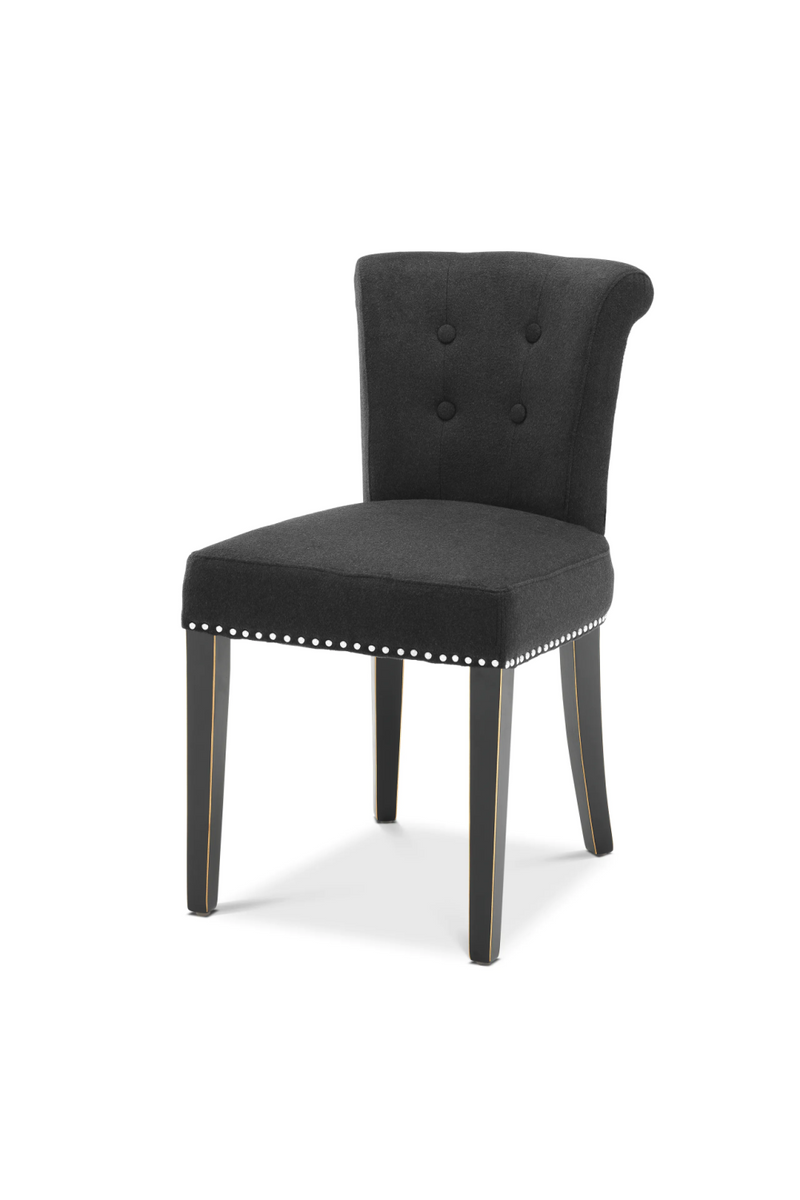 Chaise de salle à manger noire | Eichholtz Key Largo | Meubleluxe.fr