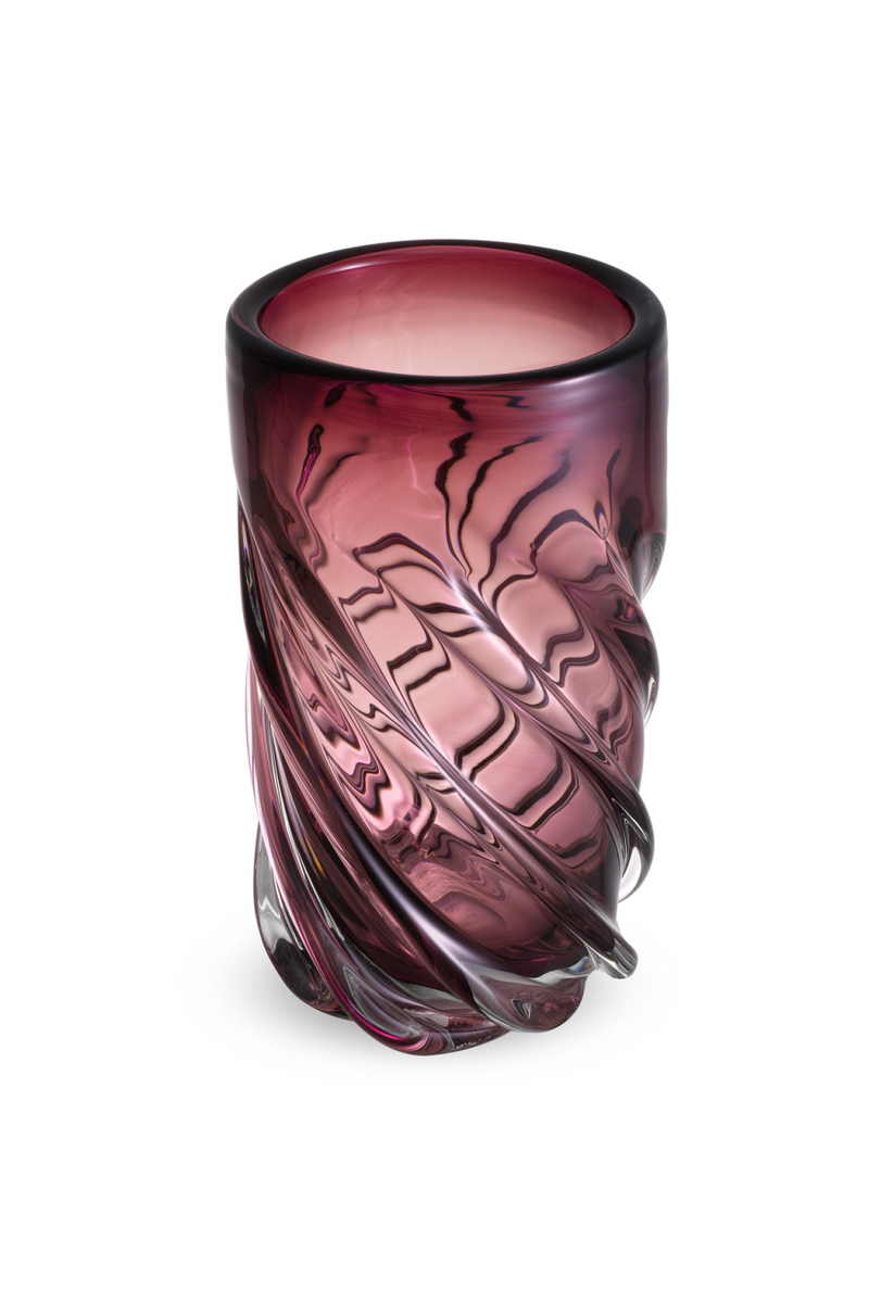 Vase en verre violet | Eichholtz Angelito L | Meubleluxe.fr