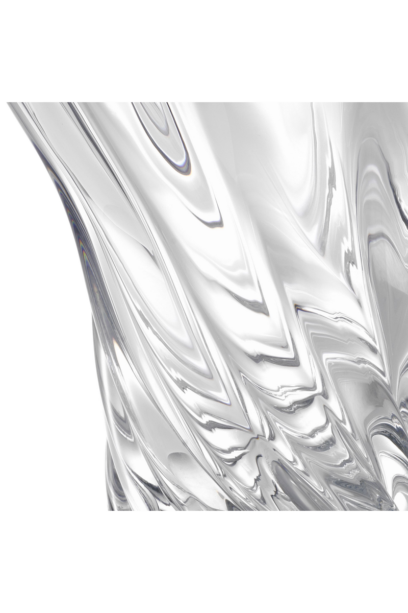 Clear blown glass vase | Eichholtz Angelia 