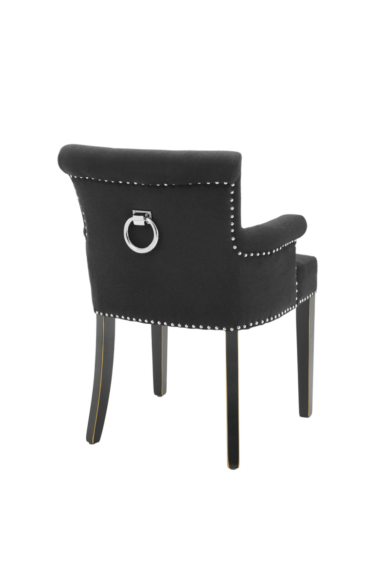 Chaise de salle à manger noire | Eichholtz Key Largo| Meubleluxe.fr
