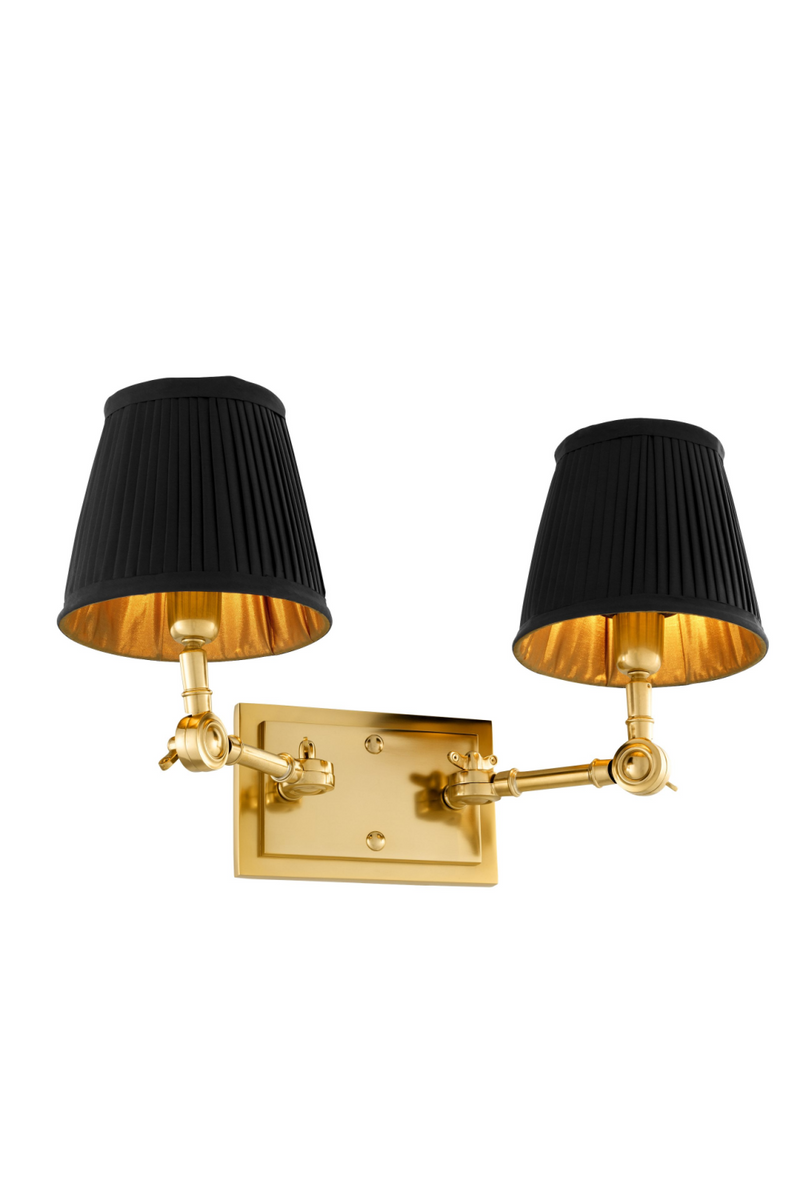 Gold Double Head Wall Sconce | Eichholtz Wentworth 