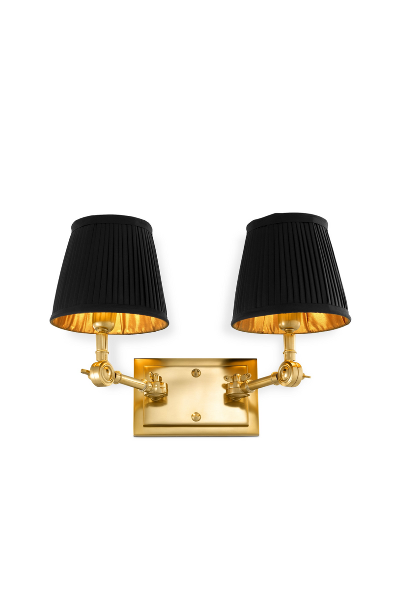 Gold Double Head Wall Sconce | Eichholtz Wentworth 