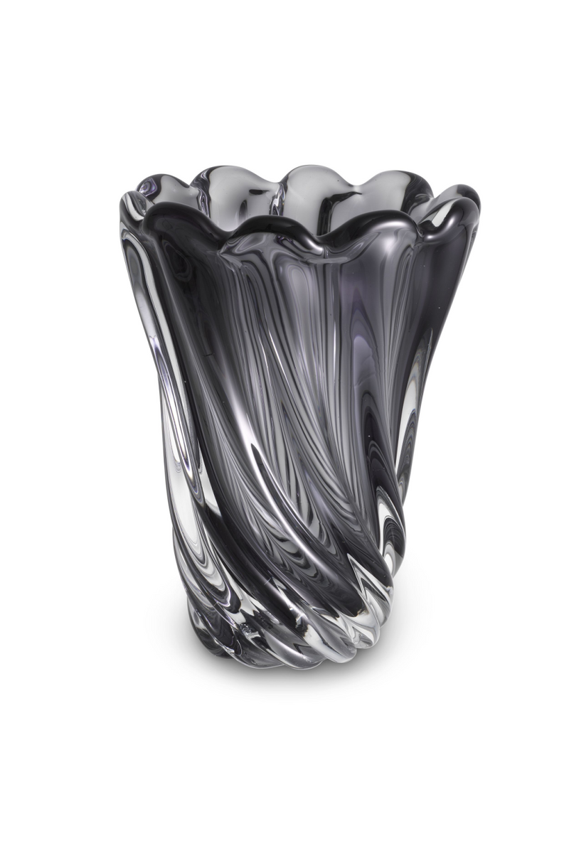 Vase en verre gris | Eichholtz Contessa S | Meubleluxe.fr