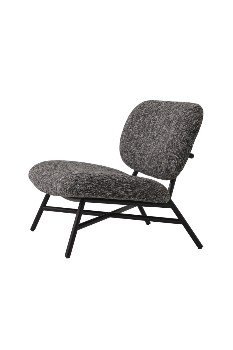 Chaise d'appoint en cambon noir | Eichholtz Madsen | Meubleluxe.fr
