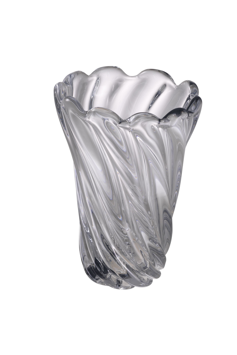 Vase en verre transparent | Eichholtz Contessa L | Meubleluxe.fr