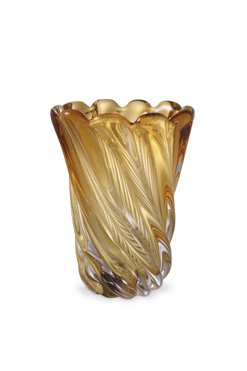 Vase en verre jaune | Eichholtz Contessa S | Meubleluxe.fr