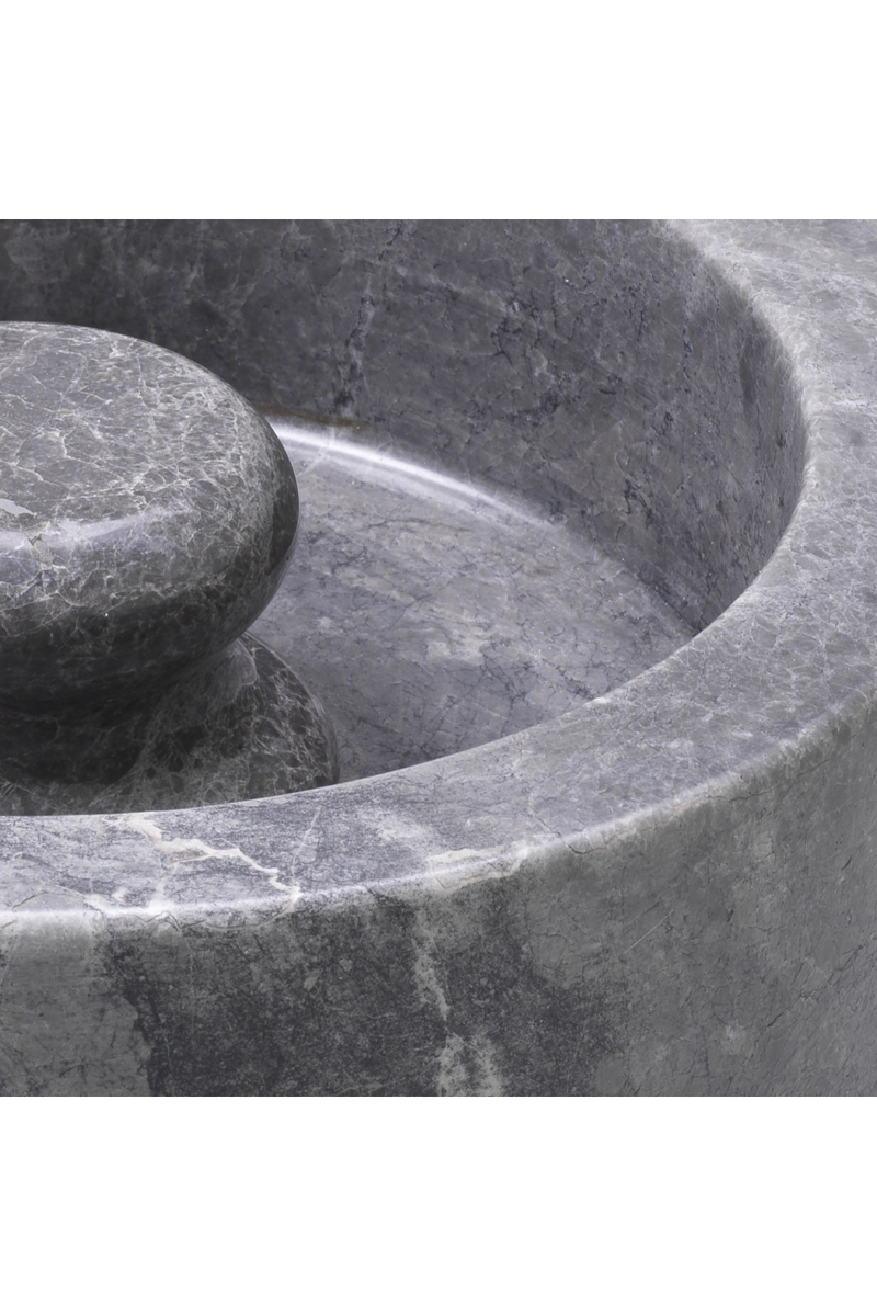 Cendrier en marbre gris | Eichholtz Poulsen | Meubleluxe.fr