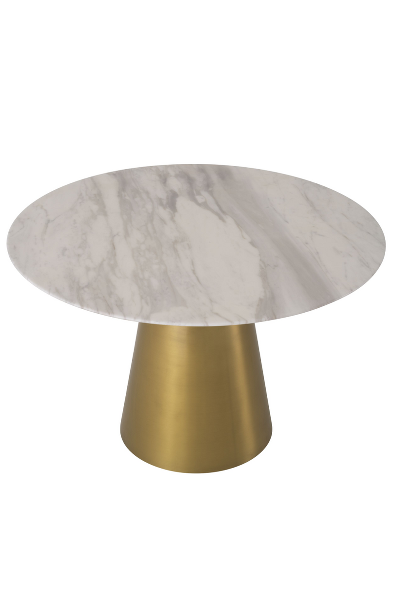 Table de salle à manger en marbre | Eichholtz Nathan | Meubleluxe.fr