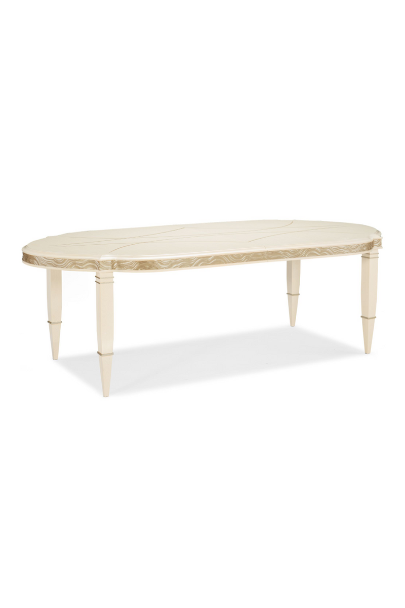 Table de salle à manger en bois d'érable clair | Caracole Adela | Meubleluxe.fr