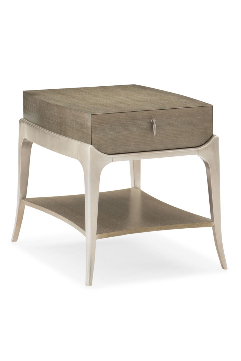 Table d'appoint carré en bois de frêne | Caracole Avondale | Meubleluxe.fr