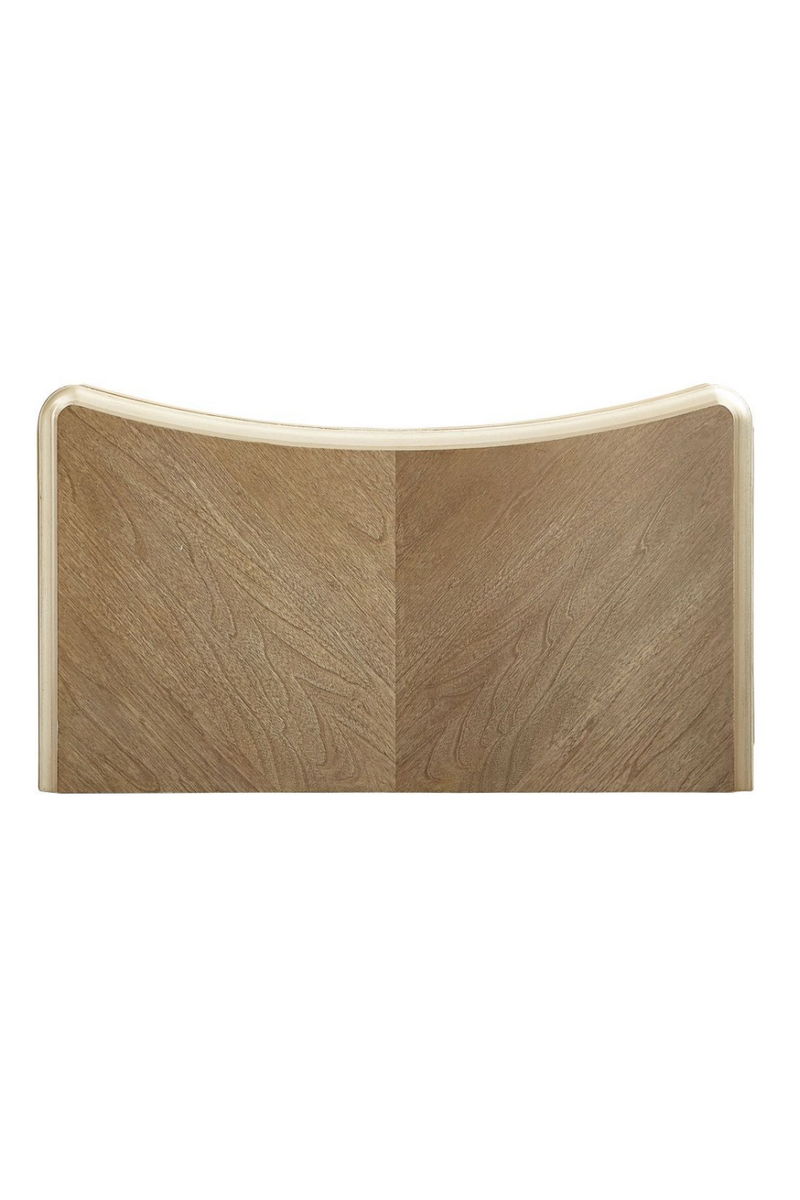 Table de chevet en bois et doré | Caracole Fontainebleau | Meubleluxe.fr