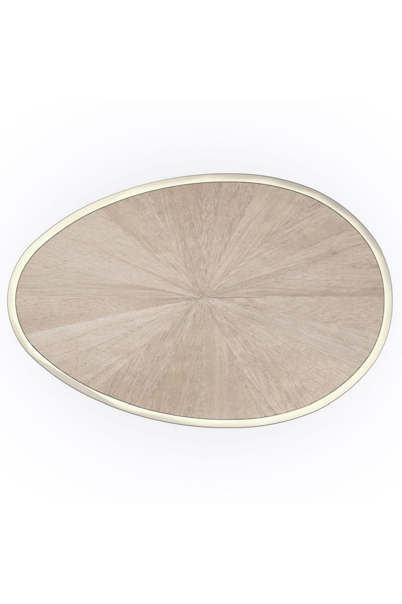 Table d'appoint ovale en bois | Caracole Lillian | Meubleluxe.fr