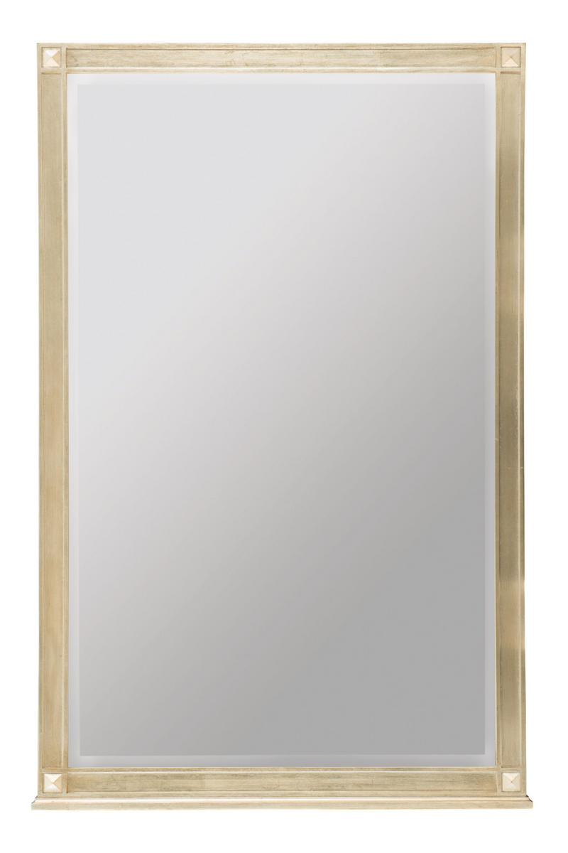 Miroir rectangulaire en bois argenté | Caracole Beau | Meubleluxe.fr
