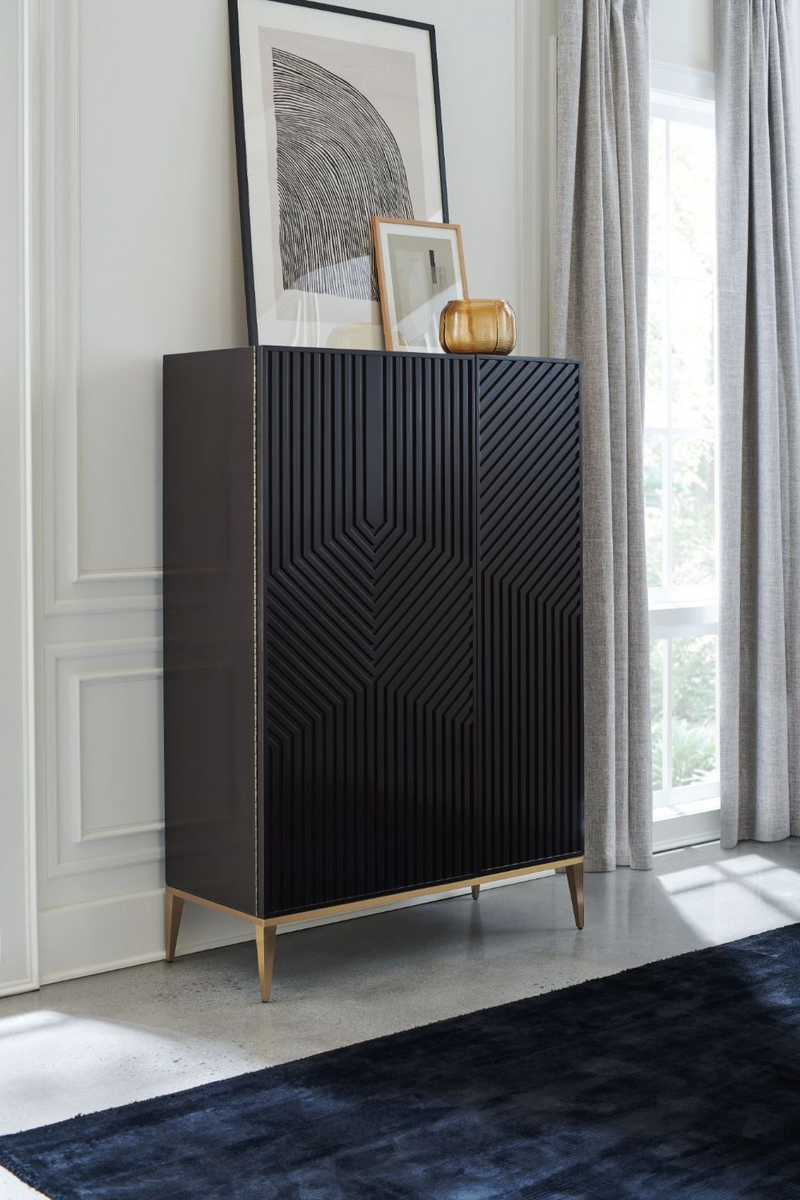 Commode en bois de noyer chocolat | Caracole Out | Meubleluxe.fr