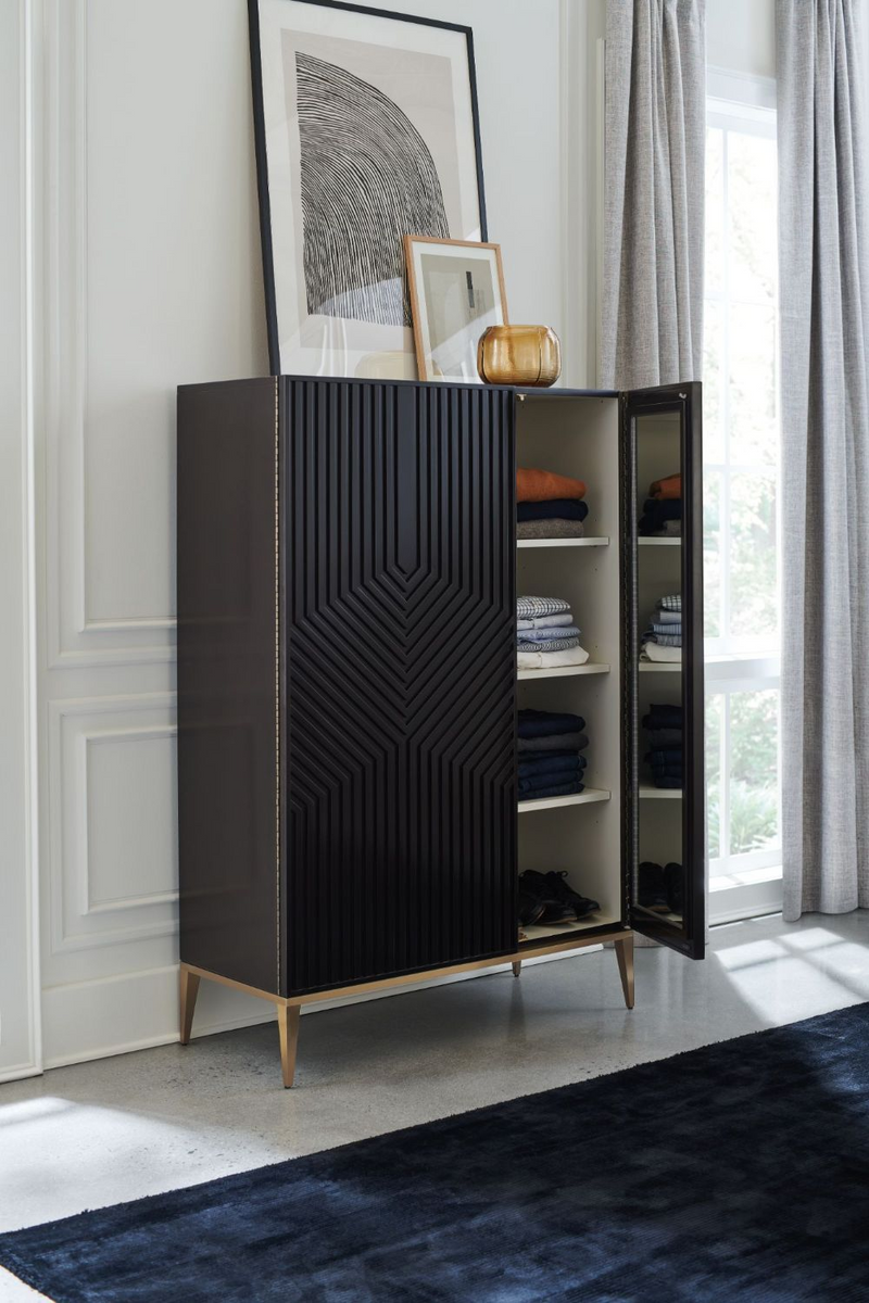 Commode en bois de noyer chocolat | Caracole Out | Meubleluxe.fr