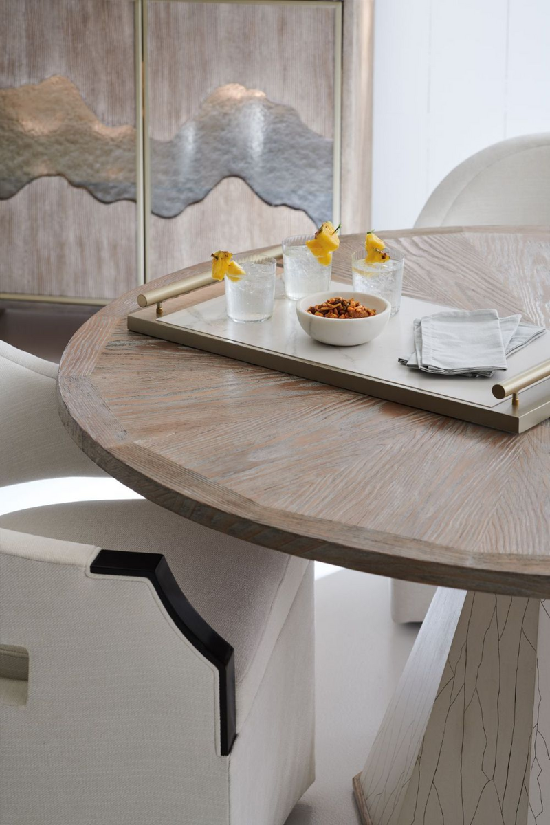 Table de salle à manger en bois flotté | Caracole Edge 60 | Meubleluxe.fr