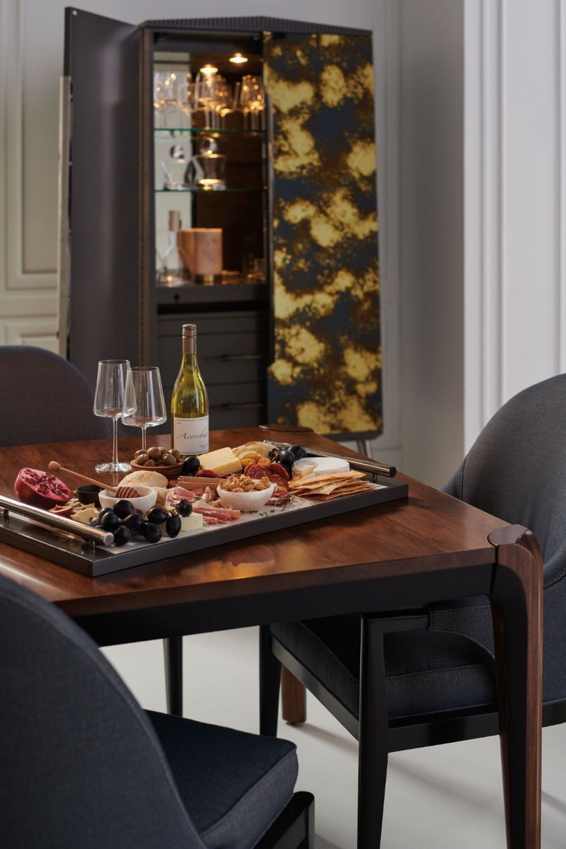 Table de salle à manger extensible en bois de noyer | Caracole Room | Meubleluxe.fr